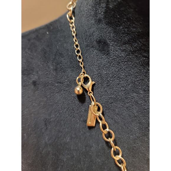 Women's Yellow Beaded Statement Necklace With Lobster Clasp By The Limited - Picture 6 of 7